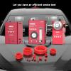 imageANCEL Automotive Red Cap Plugs Kit 23 Piece Set Suitable for Fuel Leak Detectors Smoke Leakage Test and Various Pipeline Openings Fits S100 S200 S300 S1000 S2000 S3000 Automotive Smoke Machine
