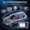 imageANCEL DS200 All Systems OBD2 Scanner for ABS SRS Transmission Diagnostic 15 Reset Services ABS Bleeding SAS Reset Gearbox Relearn Full OBD2 Functions AutoVIN Free Lifetime WiFi Updates