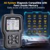 imageANCEL FD700 Full System OBD2 Scanner Fits for Ford Lincoln Mercury Vehicles All Functions Automotive Disgnostic Scan Tool with Battery Registration ABS SRS SAS BMS Oil Reset TPMS Engine IQA EPB Regenblack