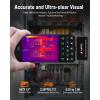 imageANCEL IR101 Thermal Camera 256x192 IR Resolution Thermal Imaging Camera for Android USBC 25Hz RealTime Diagnostic Infrared Camera 024W Thermal Imager for HomePCB InspectionAutomotive RepairIR101 Grey fit for Android USB C Port