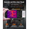 imageANCEL IR101 Thermal Camera 256x192 IR Resolution Thermal Imaging Camera for Android USBC 25Hz RealTime Diagnostic Infrared Camera 024W Thermal Imager for HomePCB InspectionAutomotive RepairIR101 Silver fit for iOS Lightning Port