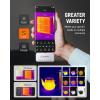 imageANCEL IR101 Thermal Camera 256x192 IR Resolution Thermal Imaging Camera for Android USBC 25Hz RealTime Diagnostic Infrared Camera 024W Thermal Imager for HomePCB InspectionAutomotive RepairIR101 Silver fit for Android USB C Port