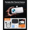 imageANCEL IR101 Thermal Camera 256x192 IR Resolution Thermal Imaging Camera for Android USBC 25Hz RealTime Diagnostic Infrared Camera 024W Thermal Imager for HomePCB InspectionAutomotive RepairIR101 Silver fit for iOS Lightning Port
