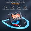 imageUpgraded BM300 ANCEL BM300 Pro 6V 12V 24V Battery Monitor  Bluetooth 53 Battery Monitor with Charging Cranking System Test ampamp Alarm  IP67 Waterproof Voltmeter for Trucks Cars Motorcycles BoatsOrange