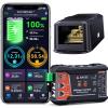 imageANCEL BM1000 400A Bluetooth Battery Monitor with Shunt Wireless Smart Battery Meter for RV Solar Marine OffGrid Systems DC 10120V Voltage Accurate CurrentAhSOC Tracking via App