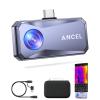 imageANCEL IR101 Thermal Camera 256x192 IR Resolution Thermal Imaging Camera for Android USBC 25Hz RealTime Diagnostic Infrared Camera 024W Thermal Imager for HomePCB InspectionAutomotive RepairIR101 Grey fit for Android USB C Port