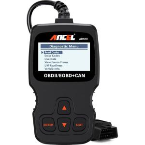 imageANCEL AD310 Classic Enhanced Universal OBD II Scanner Car Engine Fault Code Reader CAN Diagnostic Scan Tool Read and Clear Error Codes for 1996 or Newer OBD2 Protocol Vehicle Black