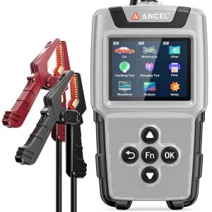 imageANCEL BA101 Plus Car Battery Tester 6V 12V Load Tester202000 CCA Digital Automotive Alternator Analyzer Charging Cranking System Diagnostic Tool for Car Truck Motorcycle SUV Boat RV and More