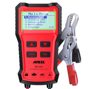 imageANCEL BST100 Car Battery Tester 12V 1002000 CCA Load Tester Digital Automotive Alternator Battery Analyzer Charging Cranking Tester for Car Motorcycle SUV Boat