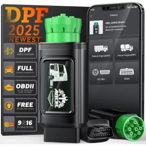 imageANCEL HD110 Heavy Duty Truck Scanner with DPF Regen and Reset for Detroit Paccar Engine Full System HDOBD ampamp OBD2 Scanner for Diesel Trucks Lifetime Free Updates