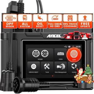imageANCEL HD3300 Plus Heavy Duty Truck Scanner with DPF Regen Full System Diagnostic Tool Fits for Diesel Engine Cummins Caterpillar Detroit Paccar Volvo International ampamp 99 Commercial Cars