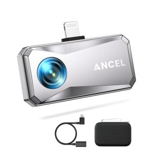 imageANCEL IR101 Thermal Camera 256x192 IR Resolution Thermal Imaging Camera for Android USBC 25Hz RealTime Diagnostic Infrared Camera 024W Thermal Imager for HomePCB InspectionAutomotive RepairIR101 Silver fit for iOS Lightning Port
