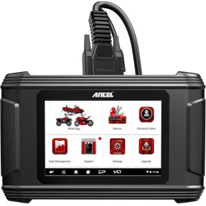 imageANCEL MT500 PRO Motorcycle Scanner FullSystem OBD2 Diagnostic Tool with Quick Service Resets ampamp Advanced Programming Fits for Harley Honda Yamaha Indian Kawasaki Suzuki Polaris BRP Victoryred