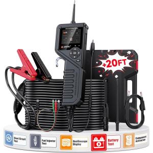 imageANCEL PB100 Automotive Power Circuit Probe Tester 12 24V Electrical ShortOpen Breaker Finder AC DC Diode Resistance Relay Tester Continuity Test Digital MultimeterOhmmeters 20  20FT CableANCEL PB600
