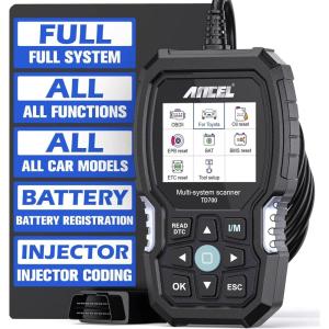 imageANCEL TD700 OBD2 Scanner Fits for Toyota Lexus Scion Engine Car Diagnostic Scan Tool All System Code Reader for ReadingErasing Code19962021